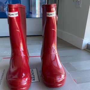 Red Hunter Short Rain Boots